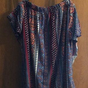 Off the shoulder blouse